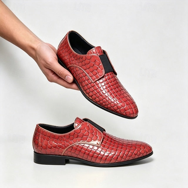Lucien | Bordeaux krokodillenpatroon