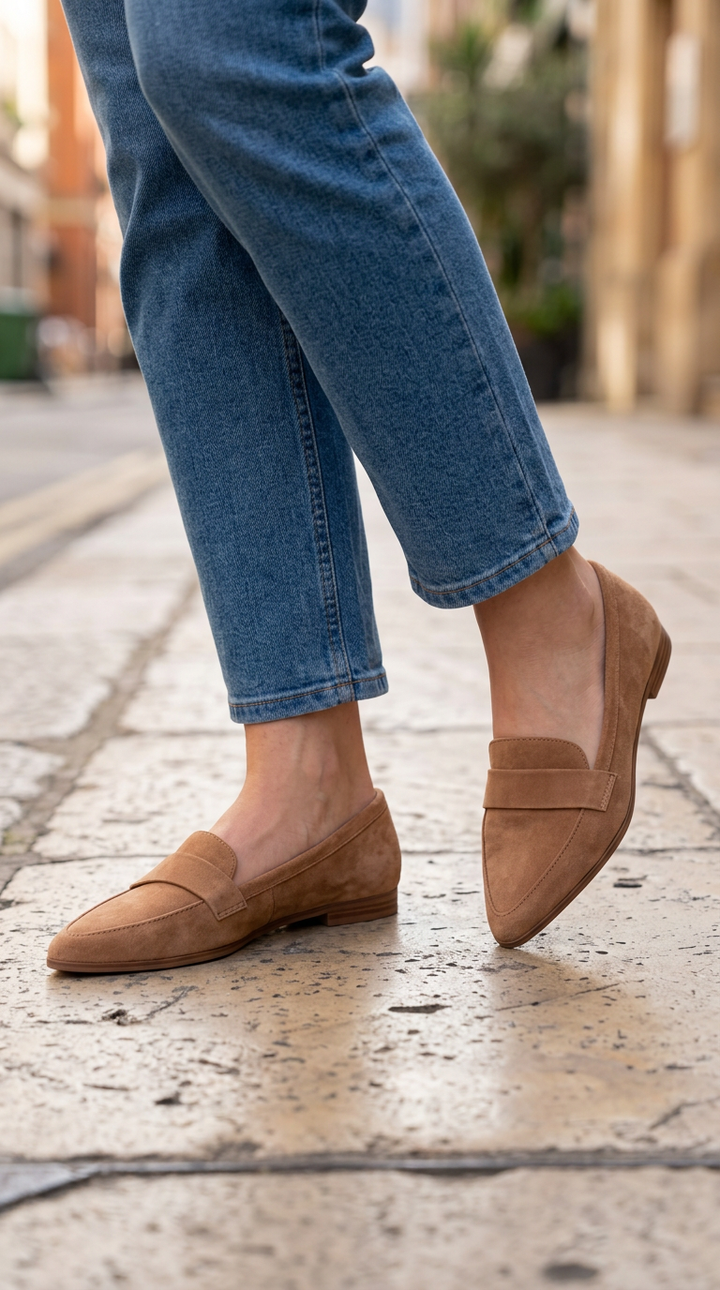 JOLIEN | PUNTIGE MOCASSINS MET WREEFBAND