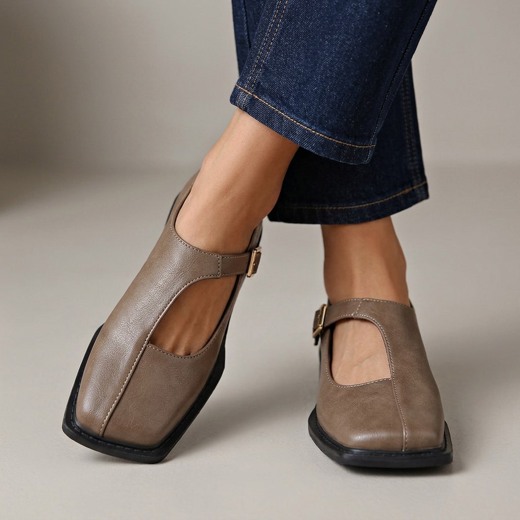 CAOIMHE | Comfort Mary Jane Flats