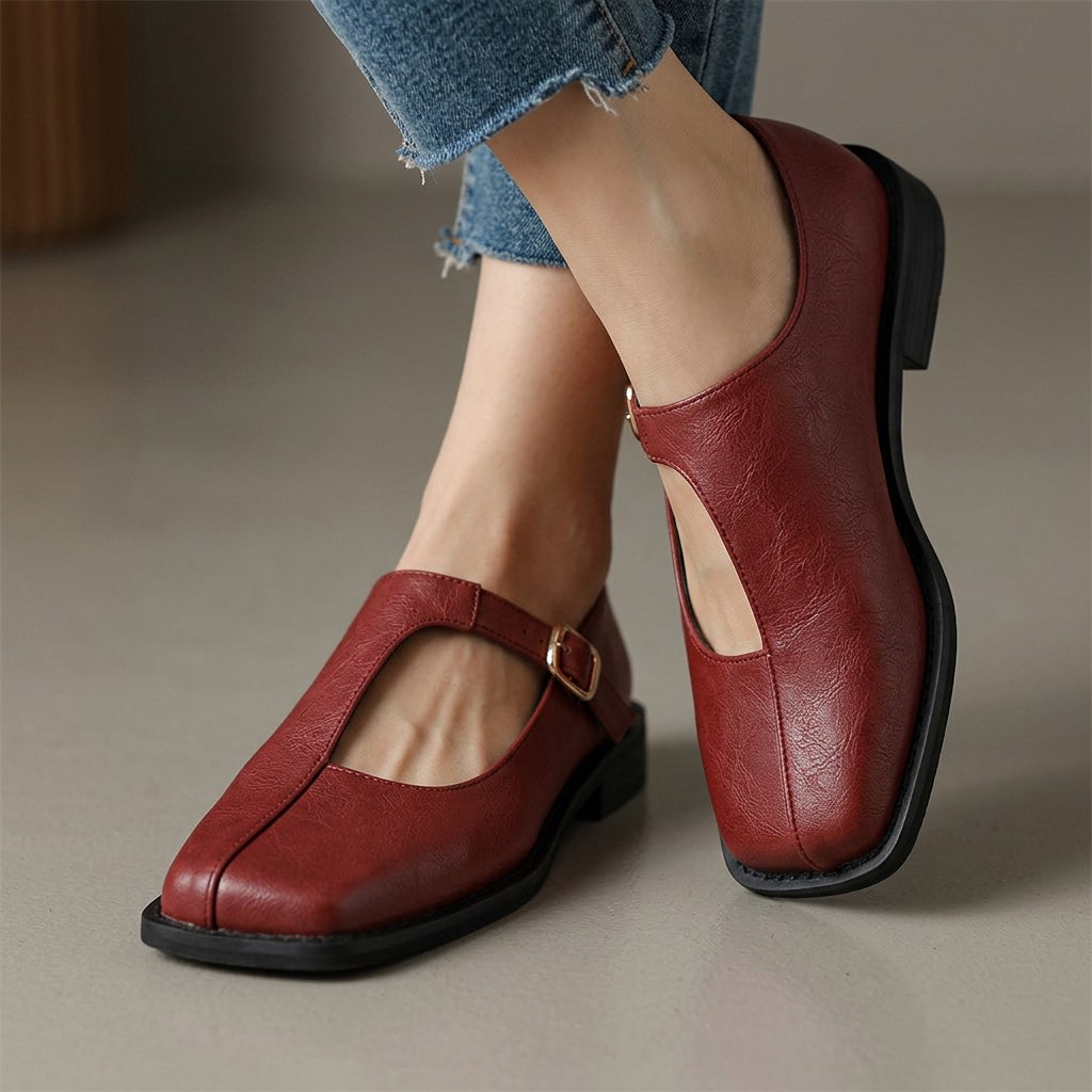 CAOIMHE | Comfort Mary Jane Flats