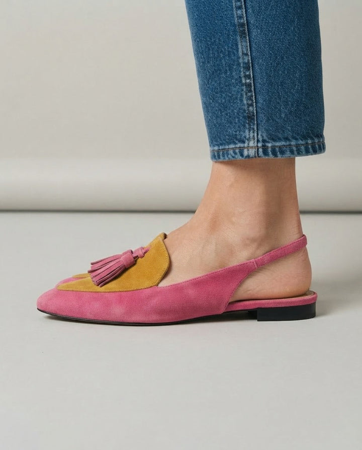 FLEUR | KLEURRIJKE SLINGBACK MOCASSINS