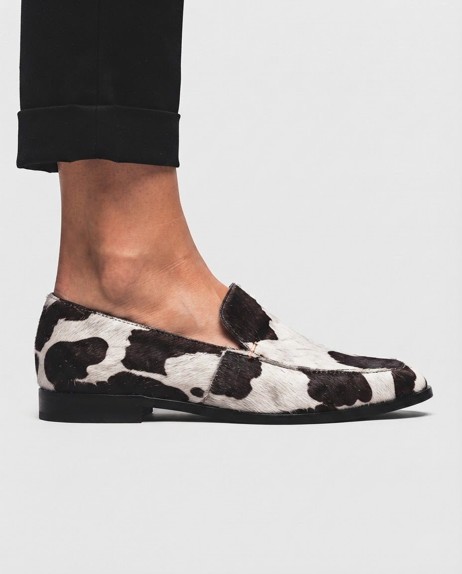 ILSE | MOCASSINS MET KOEIENPRINT