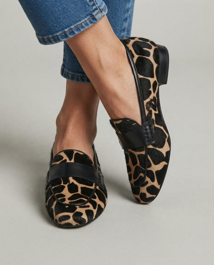 MIEKE | MOCASSINS MET GIRAFPRINT