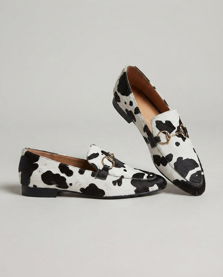 JADE | MOCASSINS MET PANTERPRINT