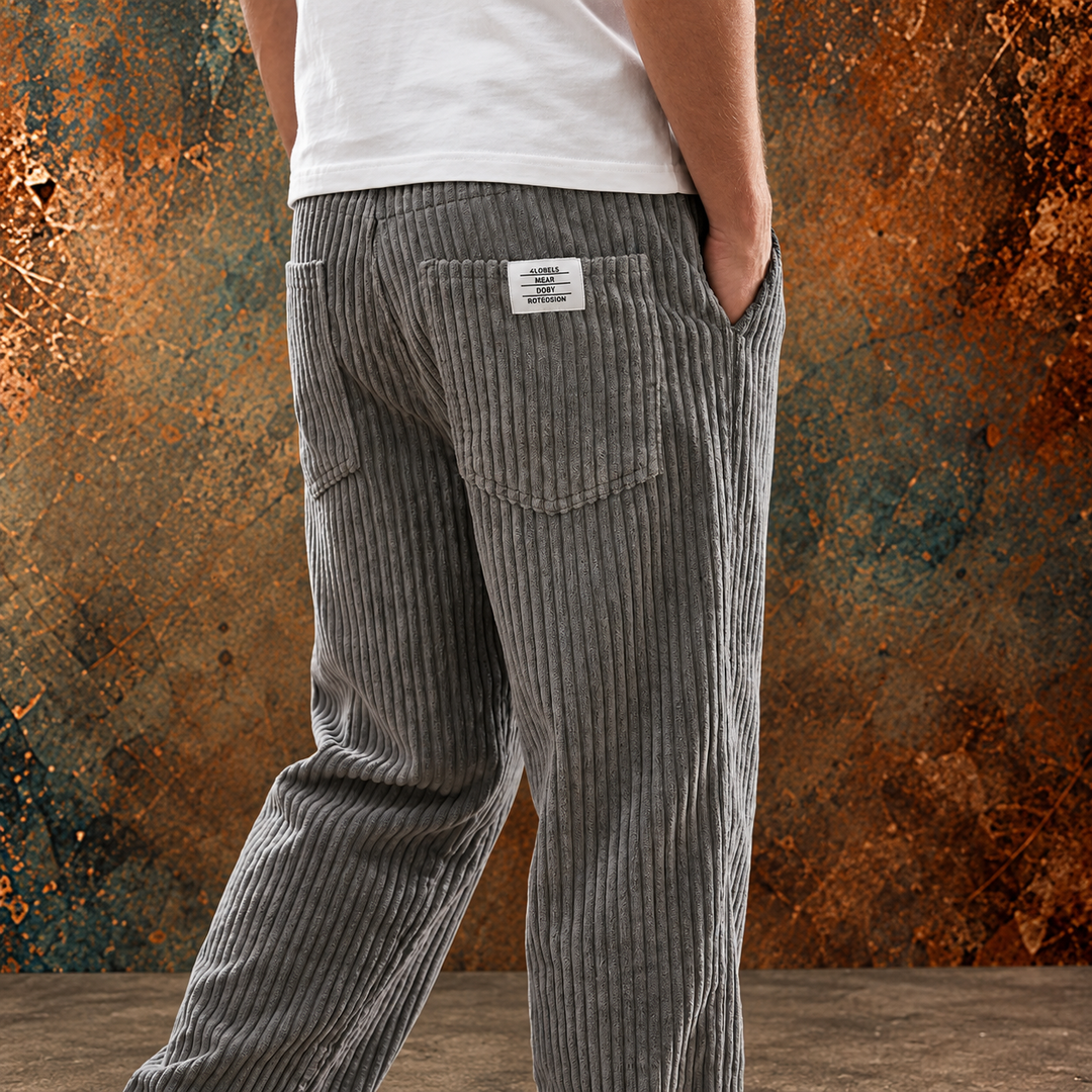 MICHIEL | CORDUROY BROEK MET ELASTISCHE TAILLE - afbeelding 1