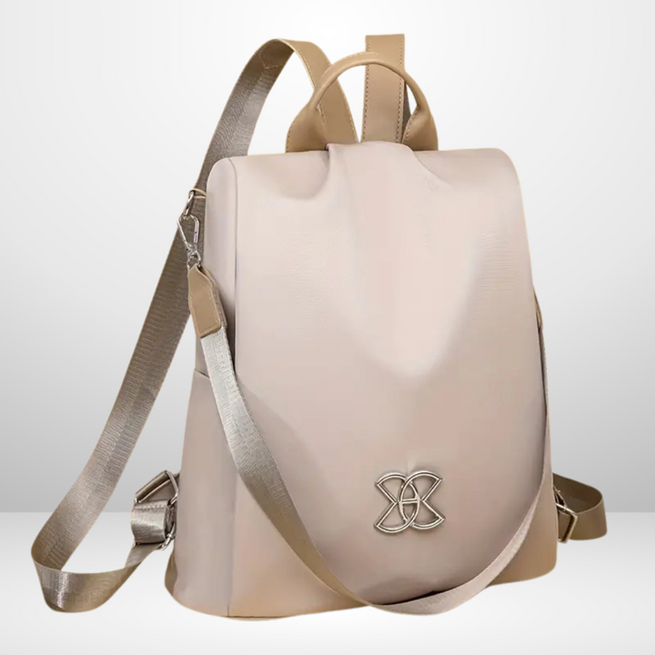 Mila anti-diefstal schoudertas beige