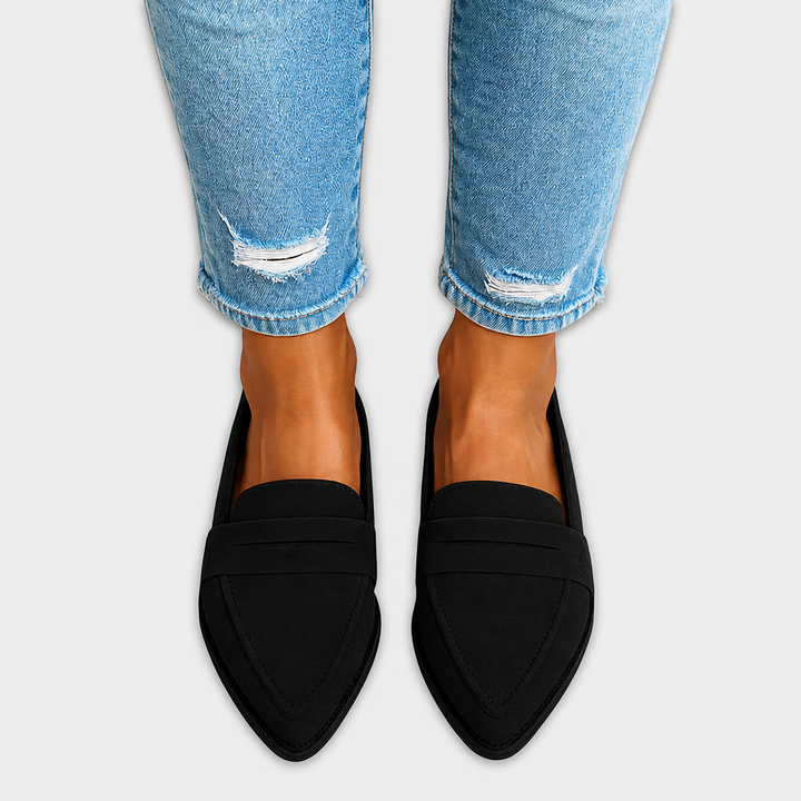 KATO | PUNTIGE MOCASSINS MET SUÈDELOOK