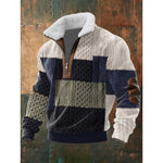 CIAN | HALF-ZIP JUMPER WITH SHERPA COLLAR