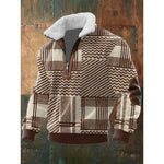 CIAN | HALF-ZIP JUMPER WITH SHERPA COLLAR