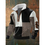 CIAN | HALF-ZIP JUMPER WITH SHERPA COLLAR