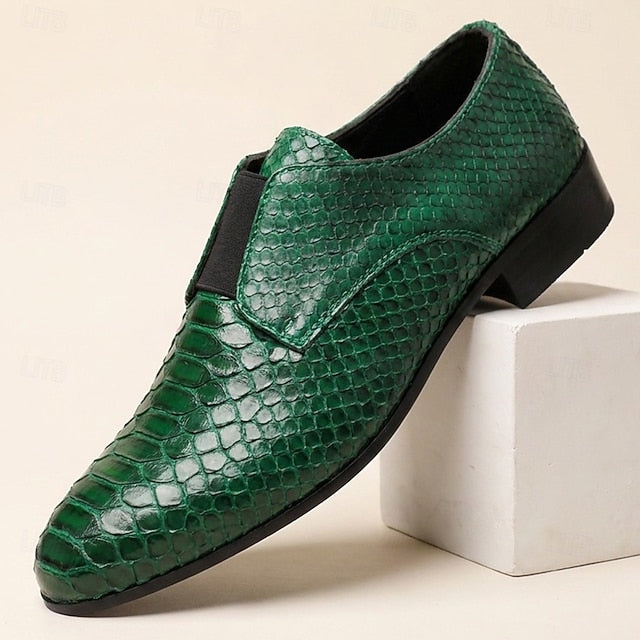 Vincent | Groen krokodillenpatroon