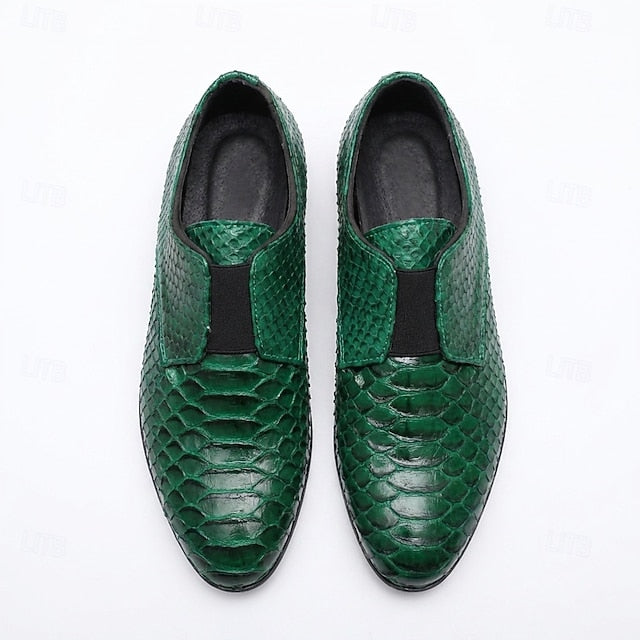 Vincent | Groen krokodillenpatroon
