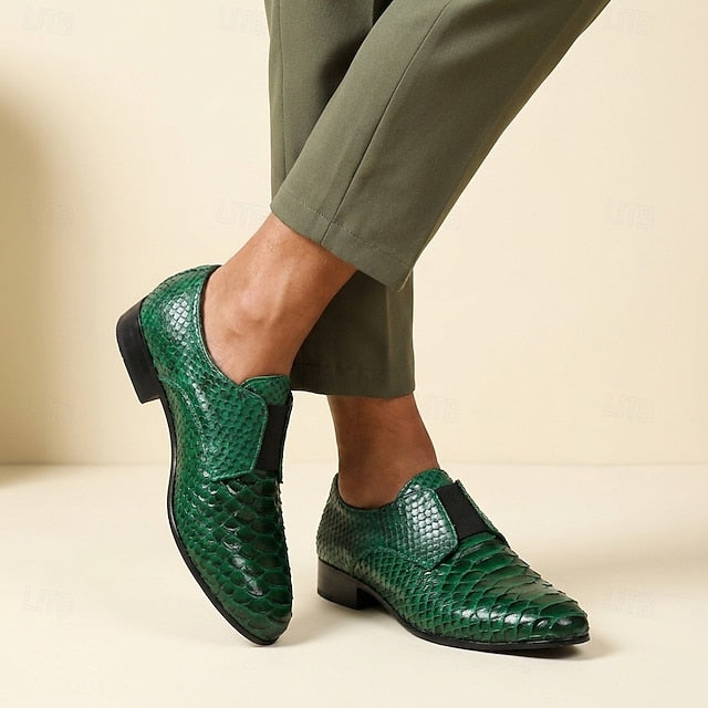 Vincent | Groen krokodillenpatroon