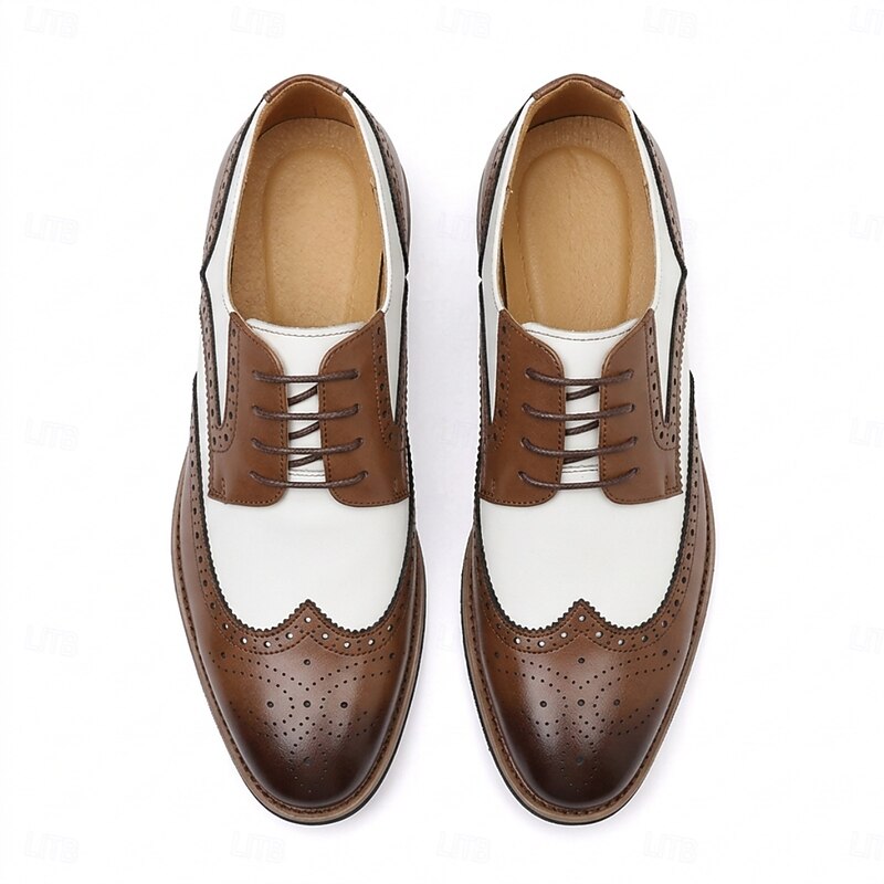Cédric | Tweekleurige brogues