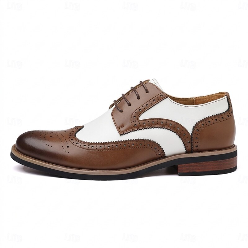 Cédric | Tweekleurige brogues