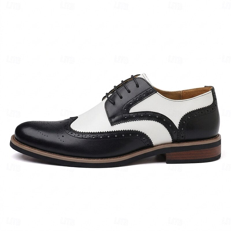 Cédric | Tweekleurige brogues
