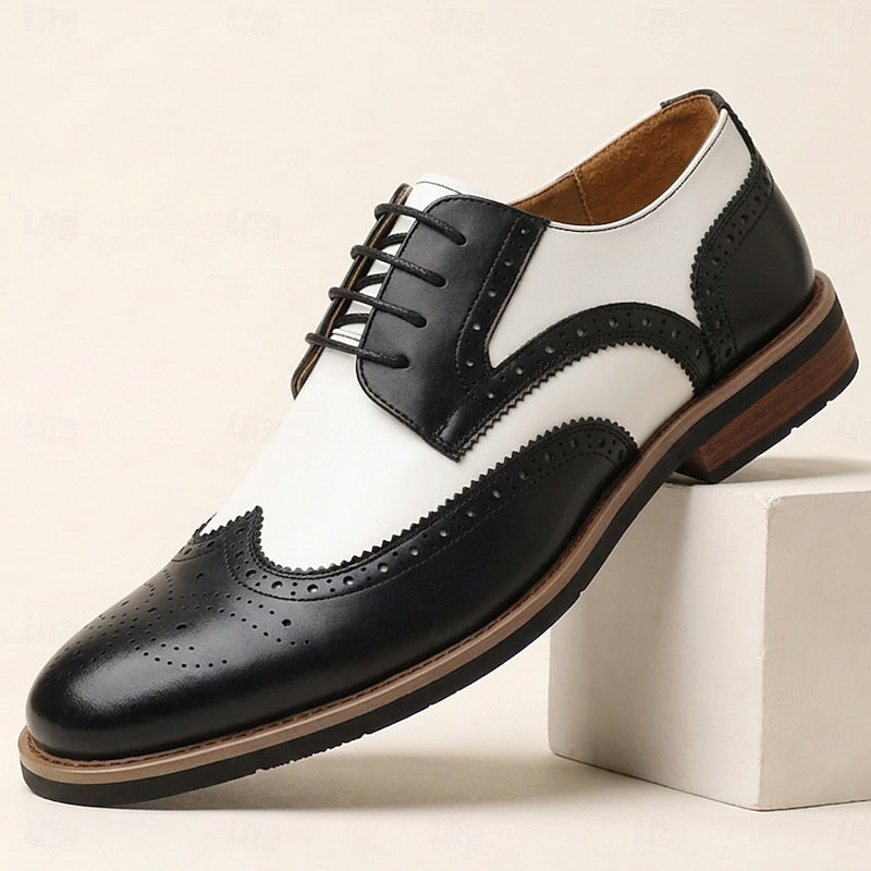 Cédric | Tweekleurige brogues