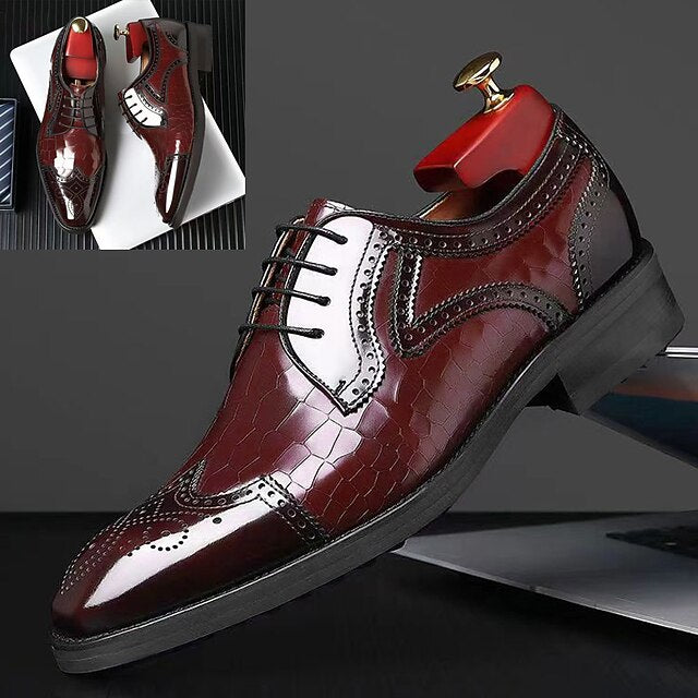 Alain | Glanzend broguedetail