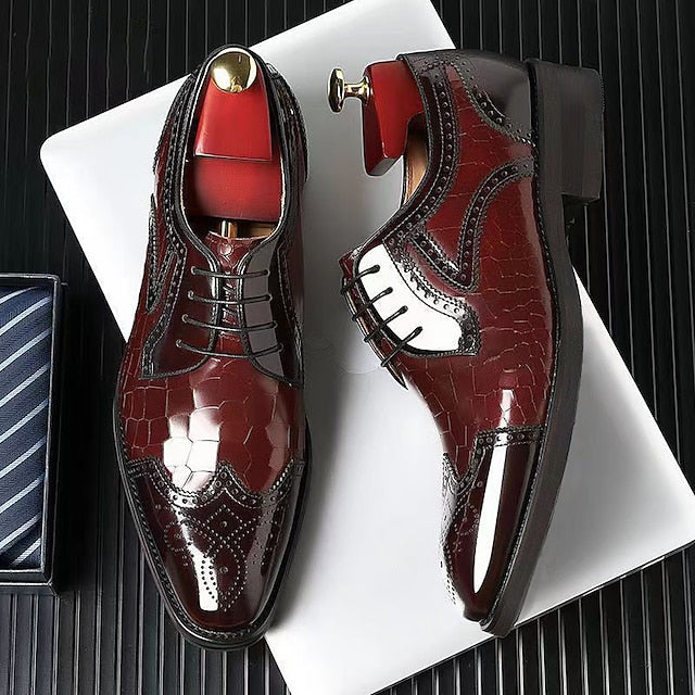 Alain | Glanzend broguedetail
