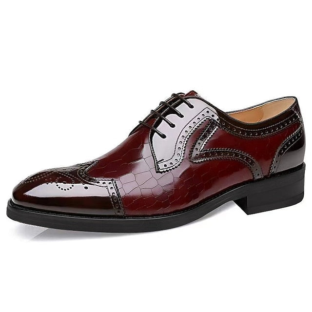 Alain | Glanzend broguedetail