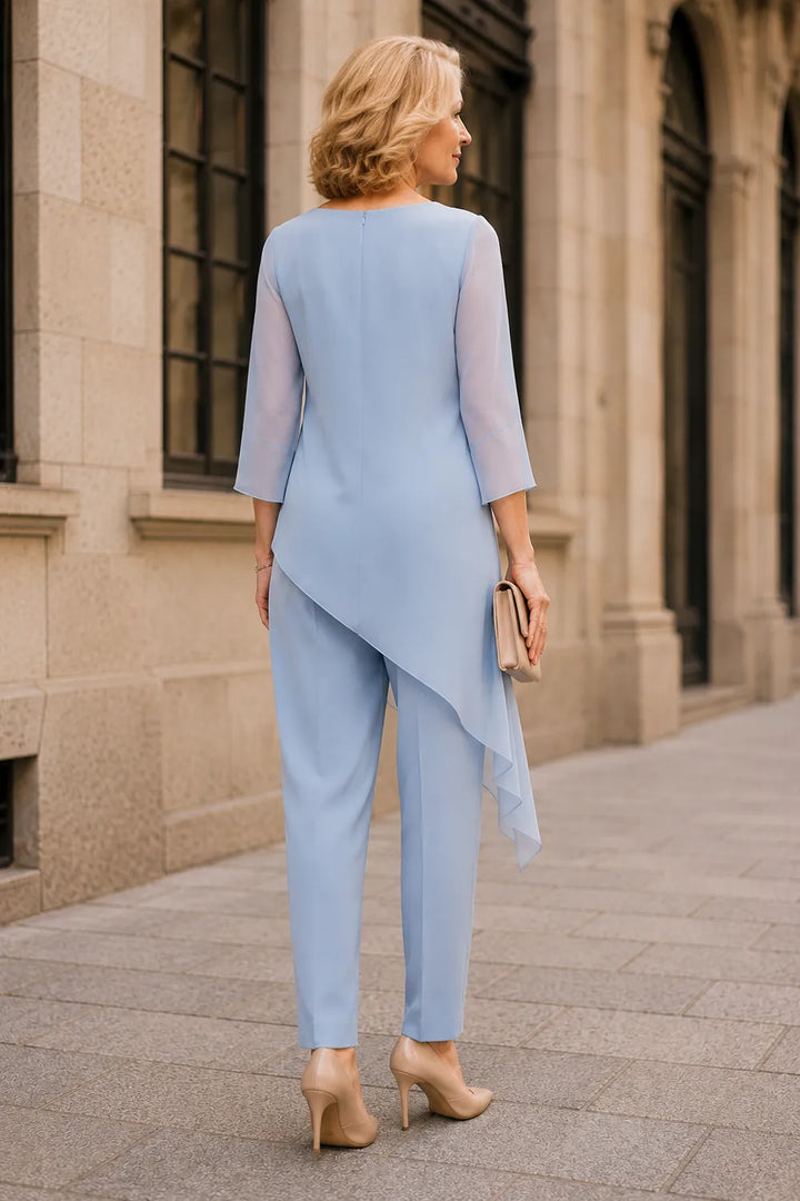 Martine | Vloeiende Chiffon Broekset