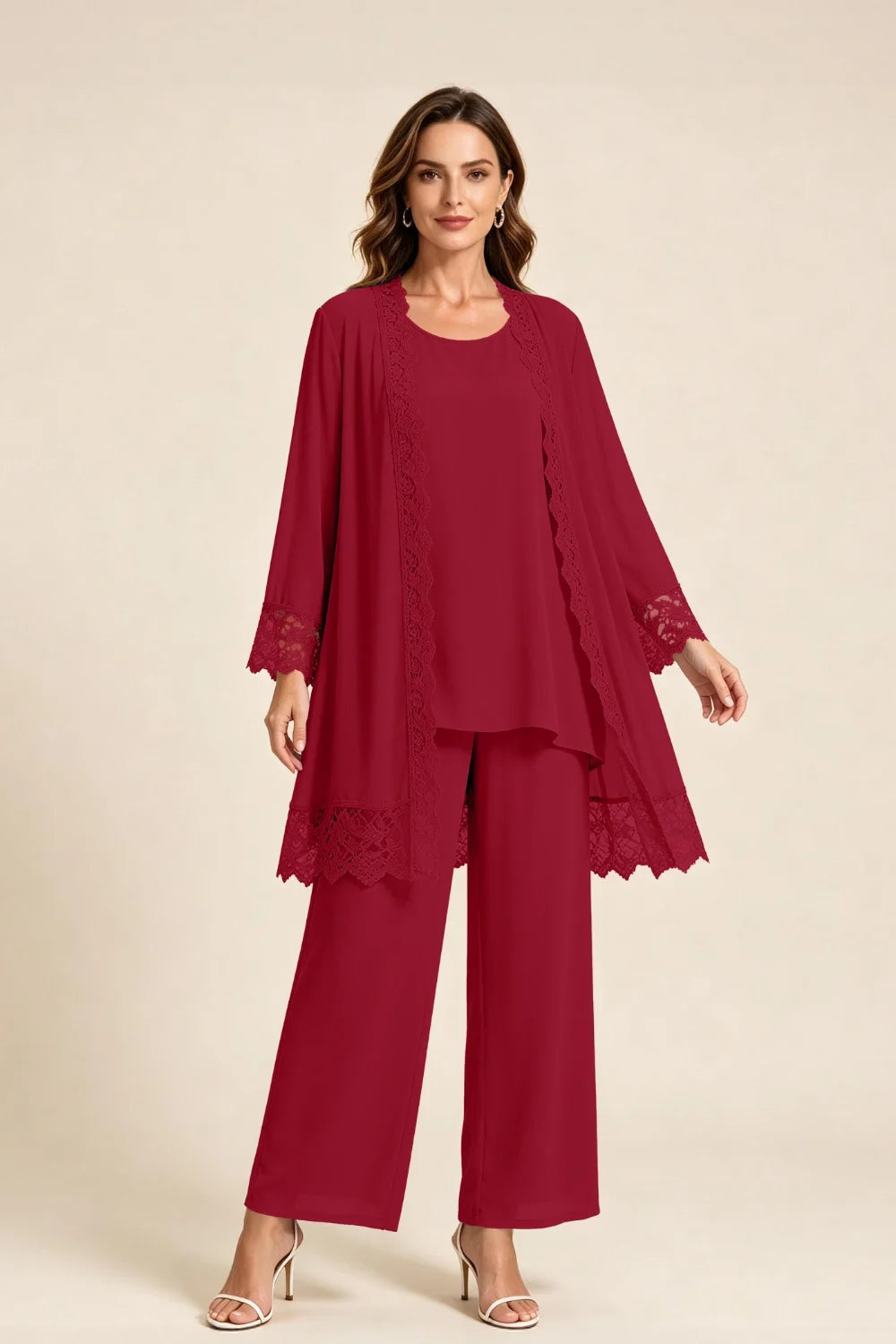 Els | Driedelig Pantalonpak met Kant