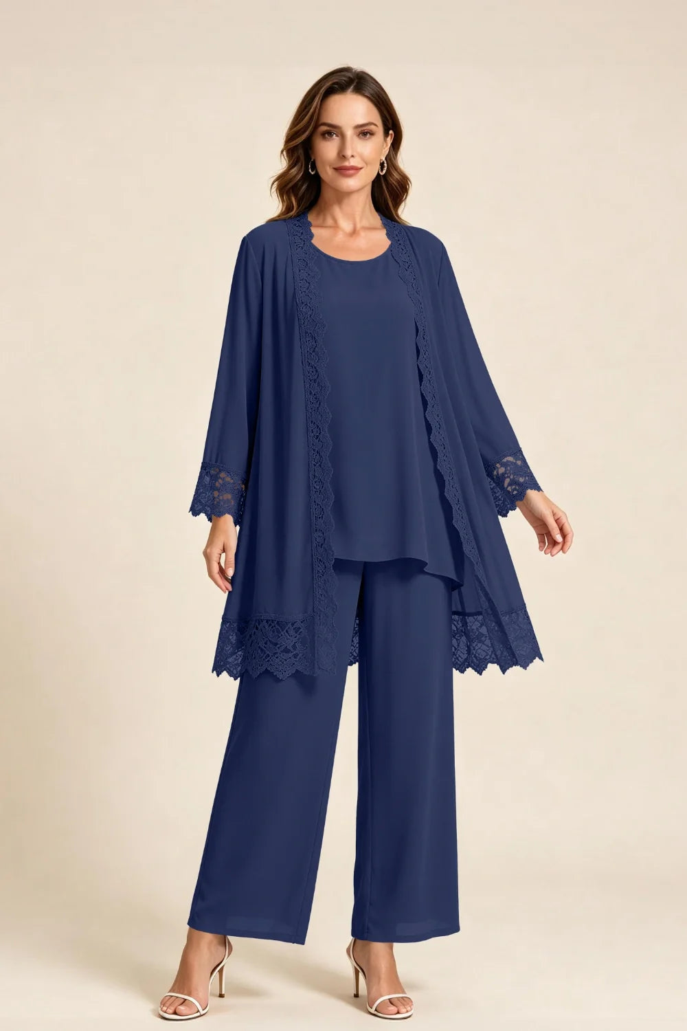 Els | Driedelig Pantalonpak met Kant