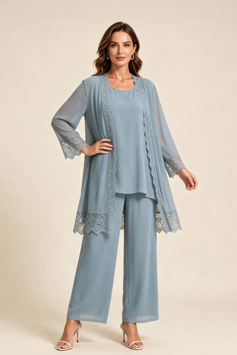 Els | Driedelig Pantalonpak met Kant