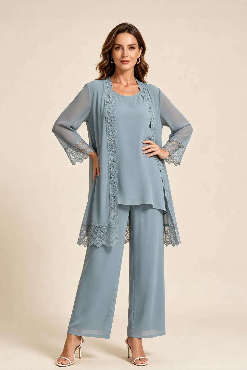 Els | Driedelig Pantalonpak met Kant
