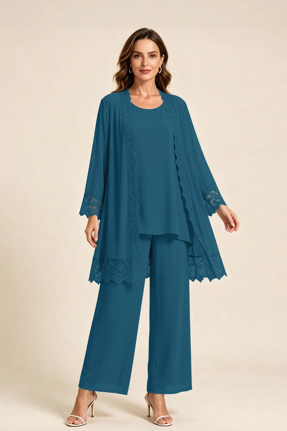Els | Driedelig Pantalonpak met Kant