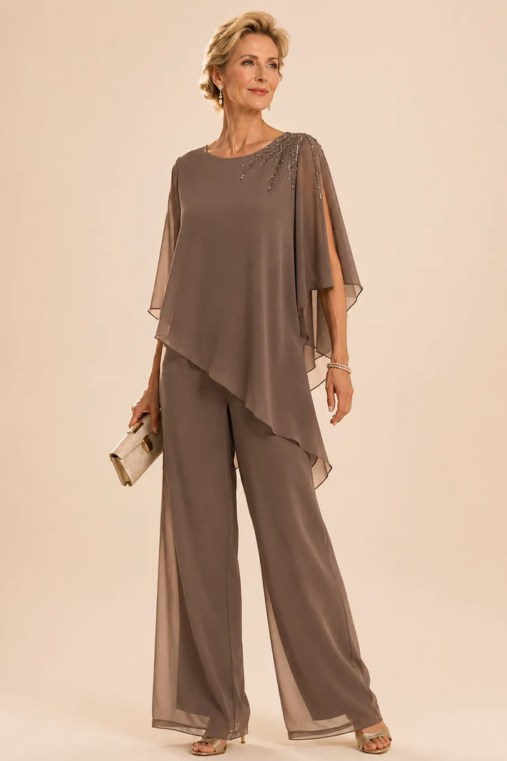 Marijke | Versierd Chiffon Broekpak