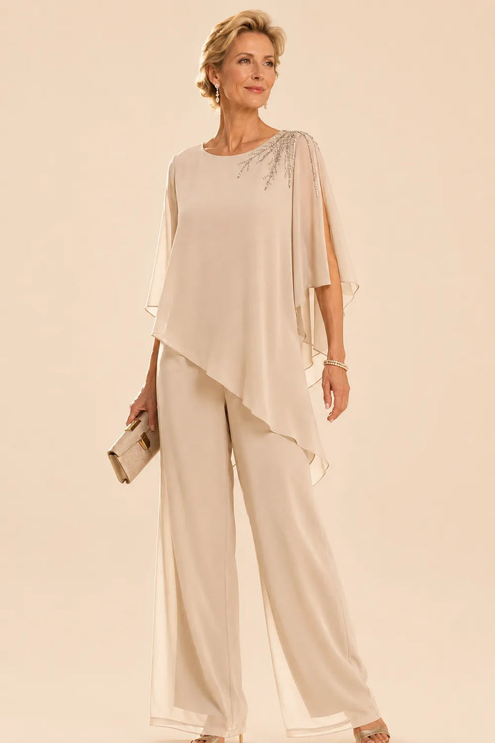 Marijke | Versierd Chiffon Broekpak