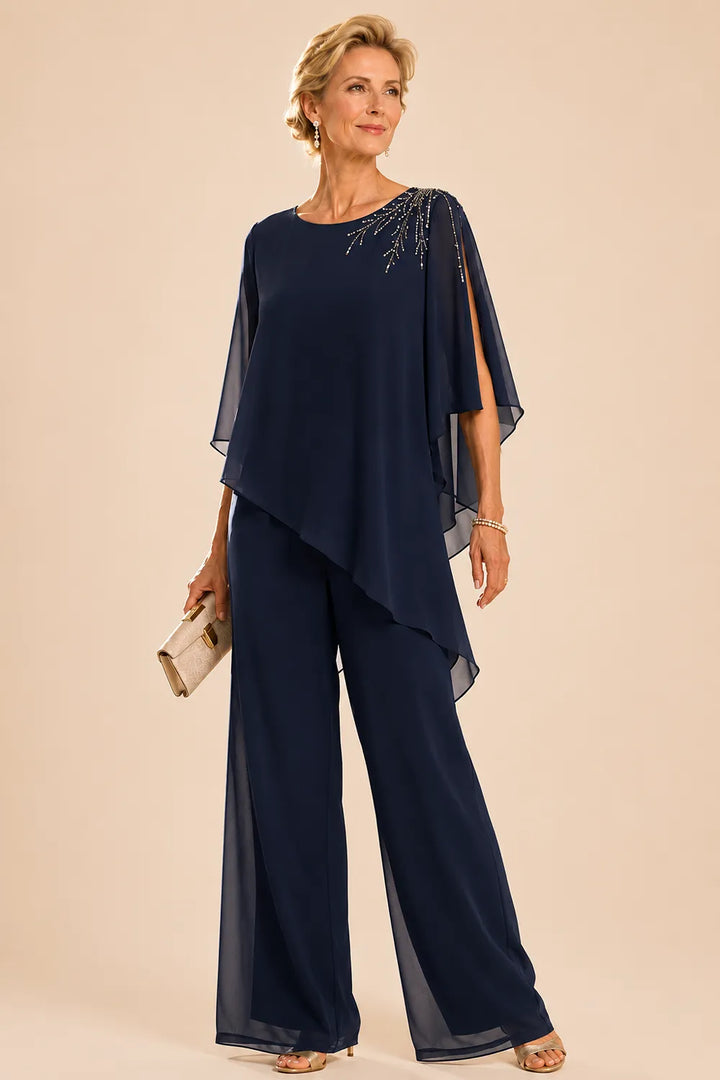 Marijke | Versierd Chiffon Broekpak