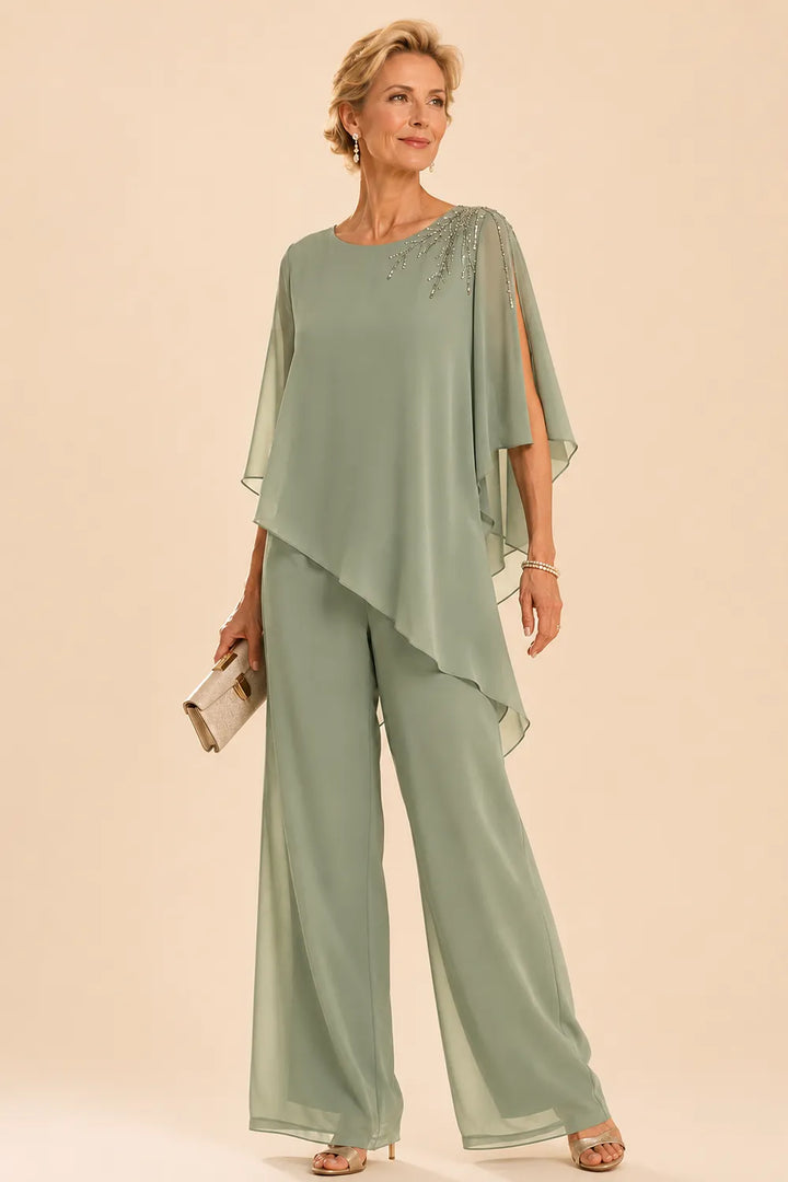 Marijke | Versierd Chiffon Broekpak
