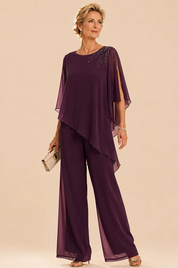 Marijke | Versierd Chiffon Broekpak