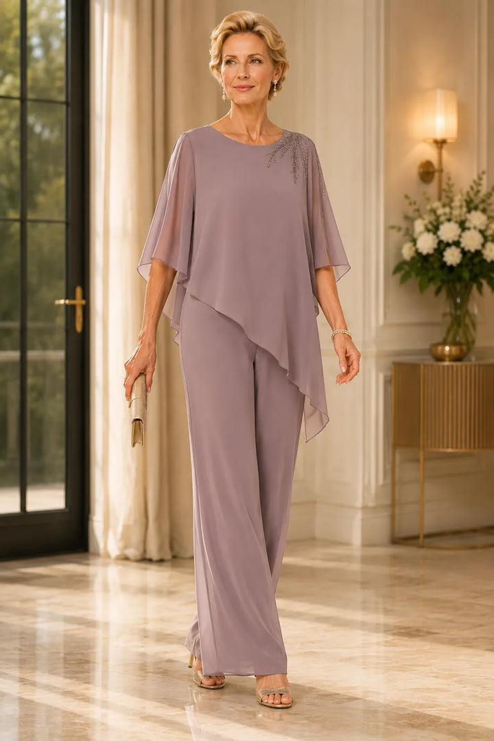 Marijke | Versierd Chiffon Broekpak