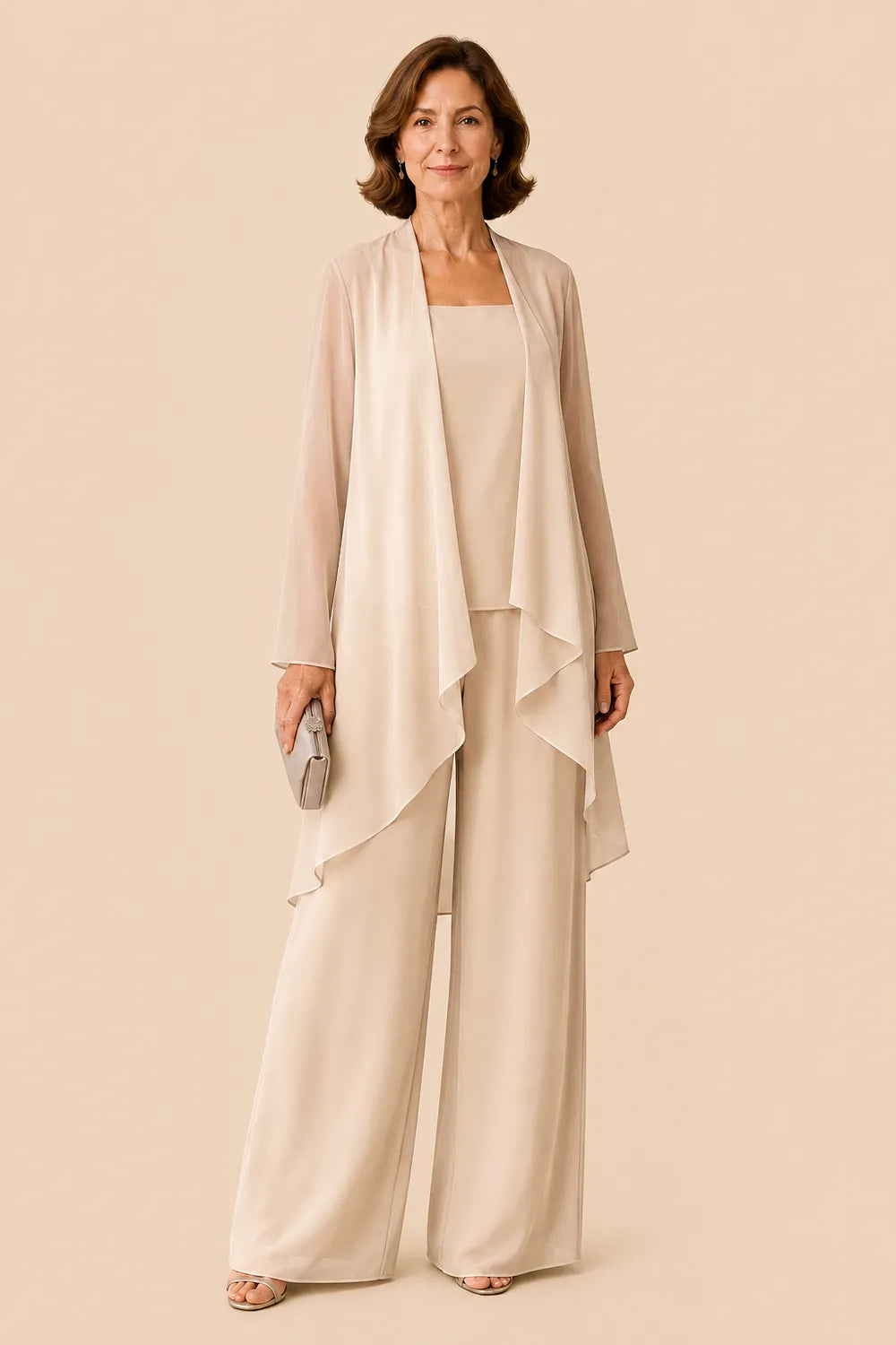 Veerle | Elegante Chiffon Broekset