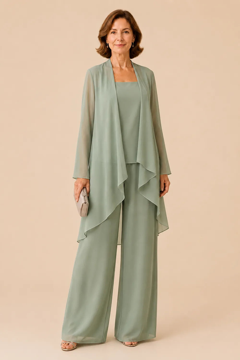 Veerle | Elegante Chiffon Broekset