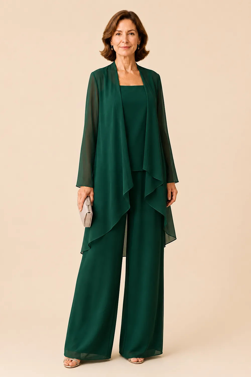 Veerle | Elegante Chiffon Broekset