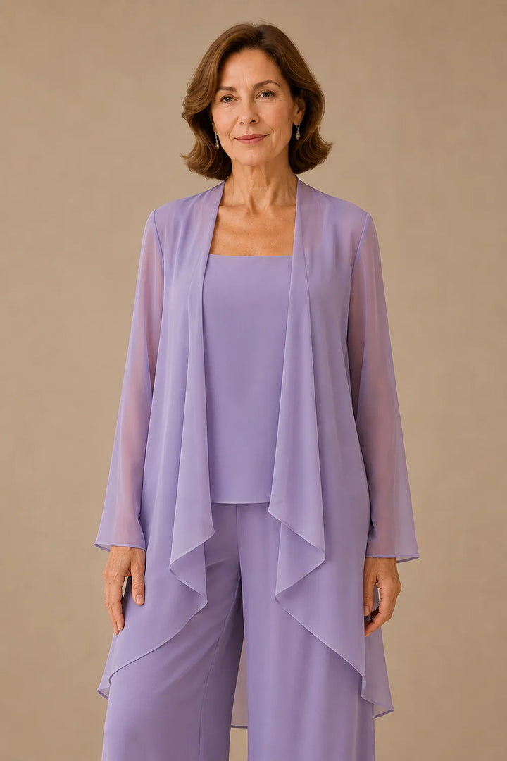 Veerle | Elegante Chiffon Broekset