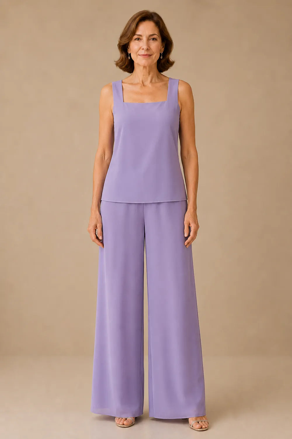 Veerle | Elegante Chiffon Broekset