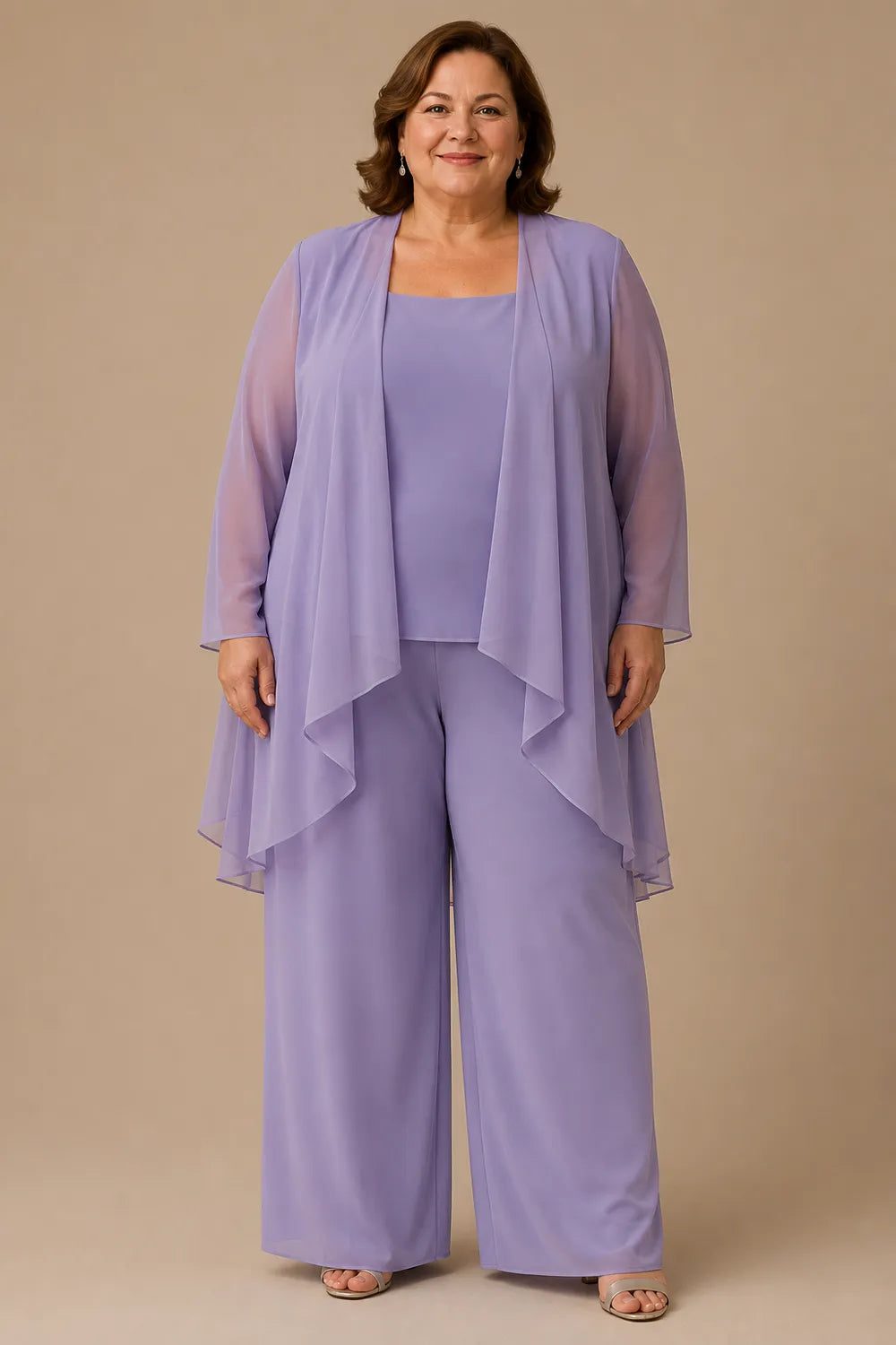Veerle | Elegante Chiffon Broekset