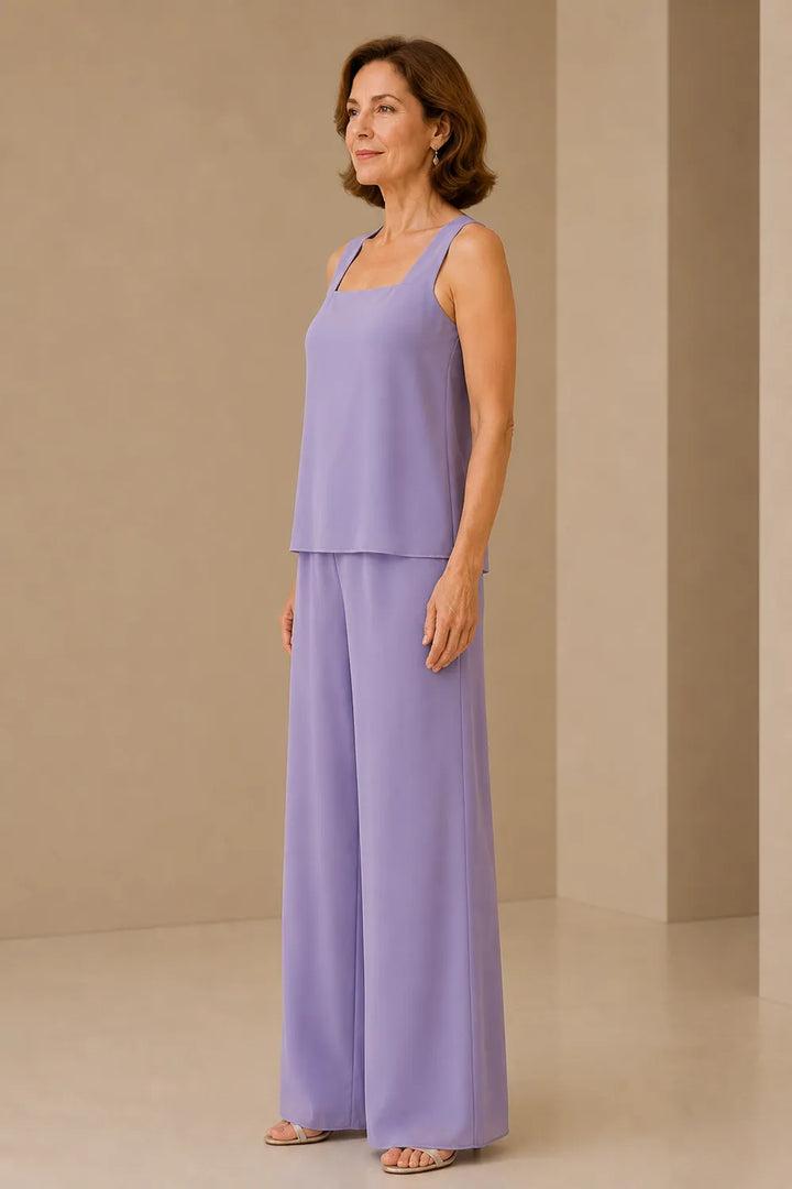Veerle | Elegante Chiffon Broekset