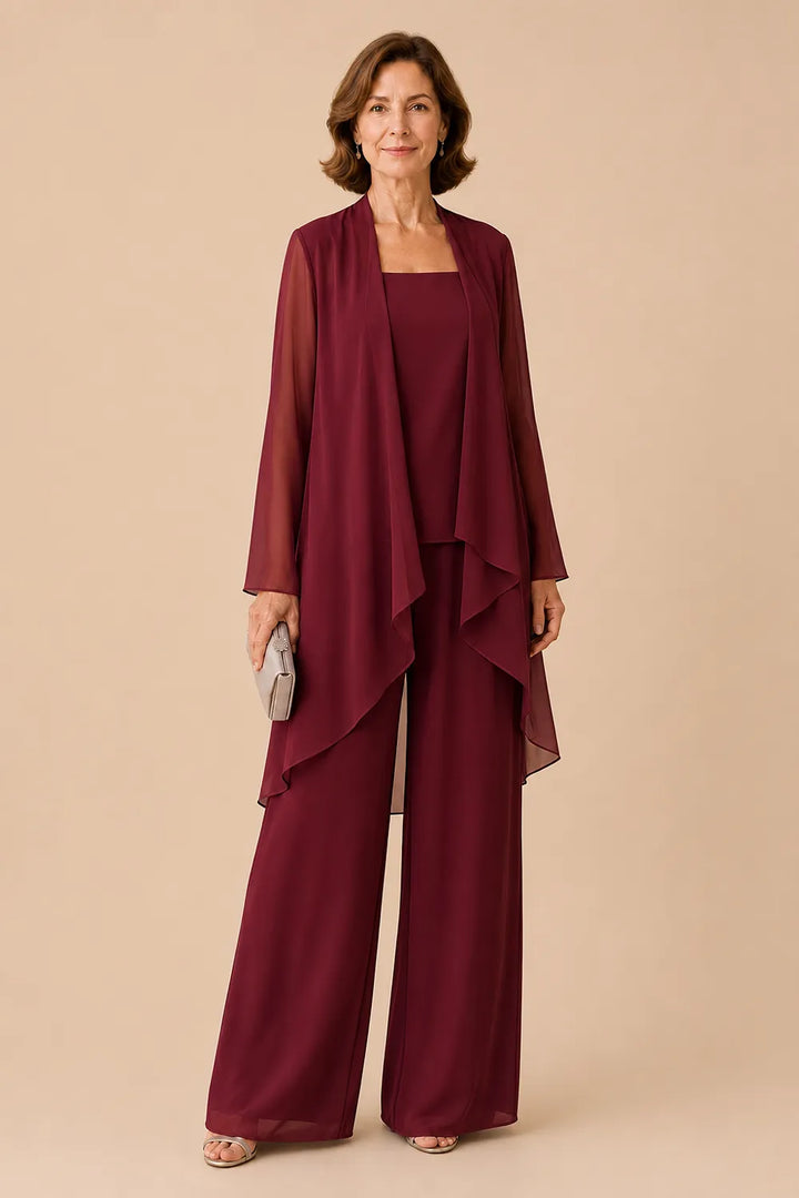 Veerle | Elegante Chiffon Broekset