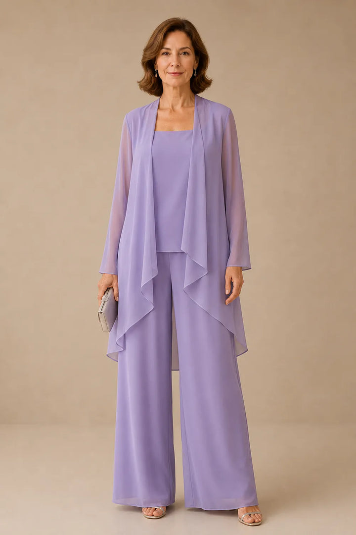 Veerle | Elegante Chiffon Broekset
