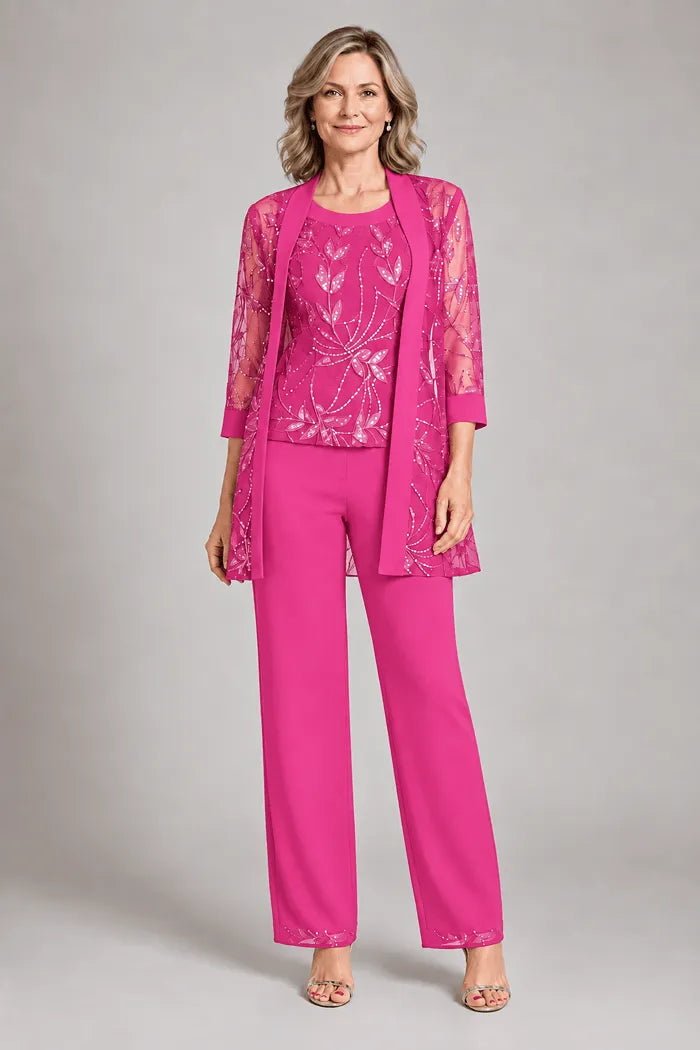 Astrid | Formeel Chiffon Broekpak
