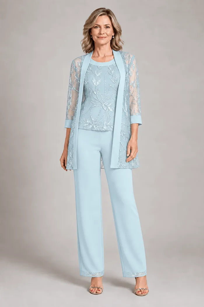 Astrid | Formeel Chiffon Broekpak