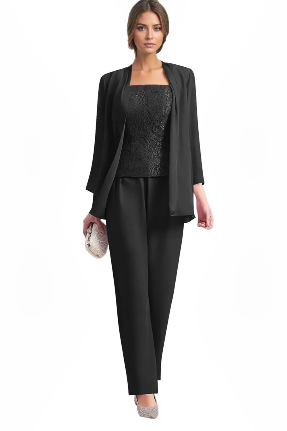 Monique | Elegant Driedelig Formeel Broekpak