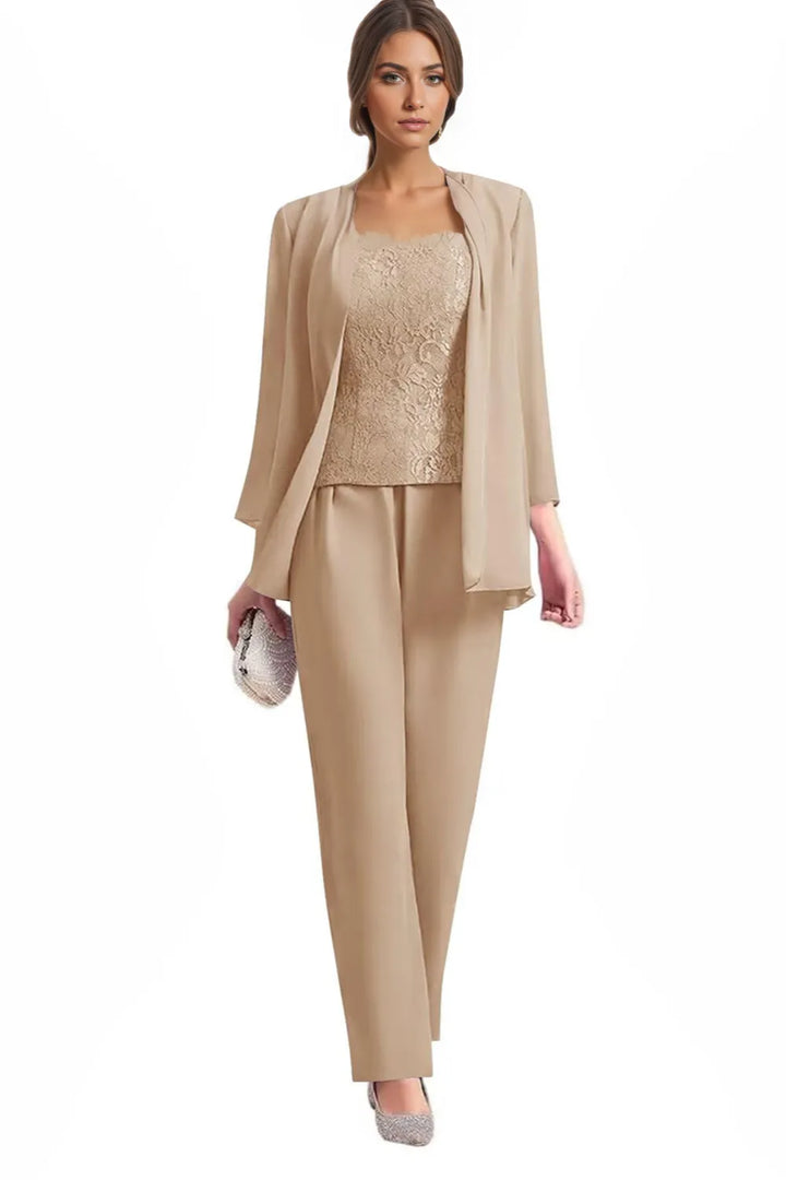 Monique | Elegant Driedelig Formeel Broekpak
