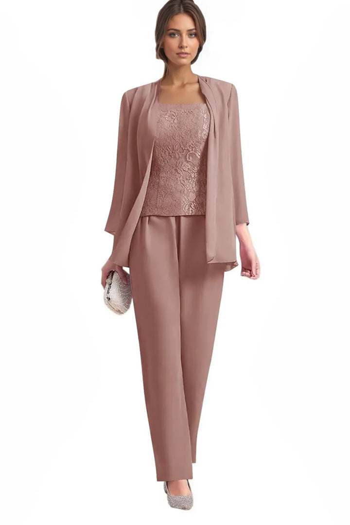 Monique | Elegant Driedelig Formeel Broekpak